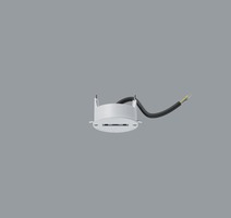 Kruhová - ERCO 1079996000 Minirail 48V bílý singlet pro bodová světla, kabel 2× 0,5mm² 200mm - ERCO