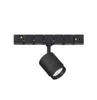 Lištové Magnetic Novaluce - NV 9010101 AKCE - Svítidlo do magnetické lišty BREDA černé 10W DC48V 3000K IP20 - NOVA LUCE