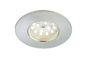 Kruhová - BRI 7204-019 LED vestavné svítidlo, pr. 7,5 cm, hliník - BRILONER