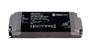 Stabilizovaný proud - IMPR 862133 Deko-Light napájení BASIC Q8H-1050mA/30W konstantní proud 1050 mA IP20 9-28V DC 30W