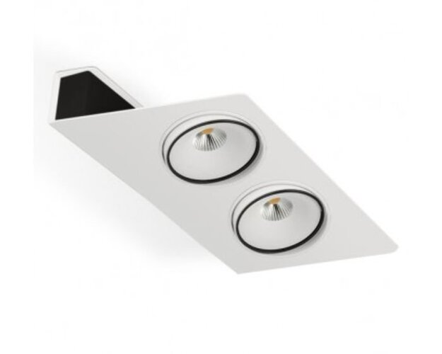 Bodová - BPM 8228.09 Stropní svítidlo Yuzey - C G53 matná bílá s černou polomatnou - BPM - foto 1