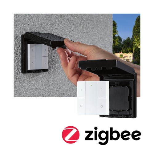 SmartHome Paulmann - P 50137 Vypínač Smart Home Zigbee On/Off/Dimm venkovní černá - PAULMANN - foto 1
