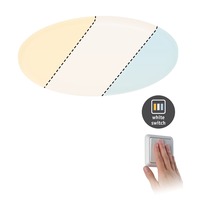 Koupelnová - P 95382 LED vestavné svítidlo Veluna WhiteSwitch 215mm IP44 stropní montáž 17W včetně sv. zdroje - PAULMANN