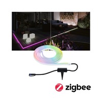Plug &amp; Shine - P 94561 Plug &amp; Shine LED pásek Smart Home Zigbee Smooth IP67 RGBW 22W bílá - PAULMANN