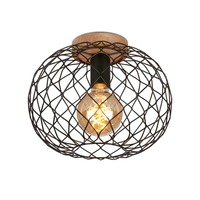 Dekorativní - BRILO 3037-015 Stropní svítidlo pr. 30 cm 1x E27 40W černá - BRILO