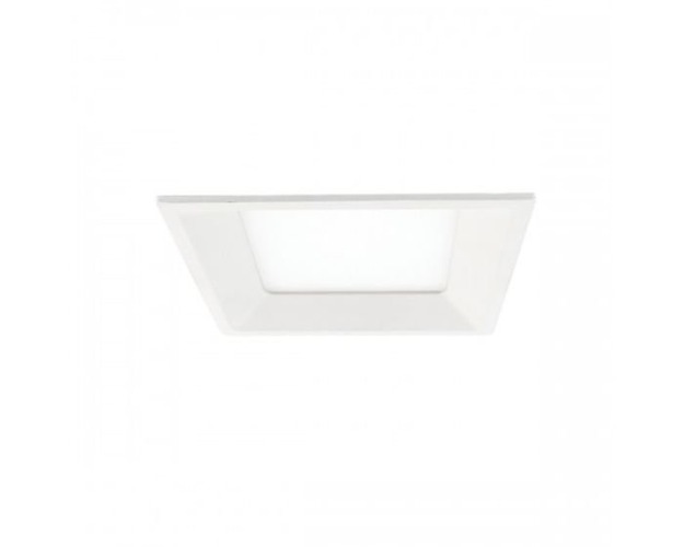 Hranatá - KHL K53105.01.RF.WH-WH.OP.ST.8.30 531051RWWO3   Zápustné svítidlo MIRANDA bílé LED 8W 3000K IP43 120X120mm hranaté - KOHL-Lighting (starý kód: KHL K53105.W.3K) - foto 1