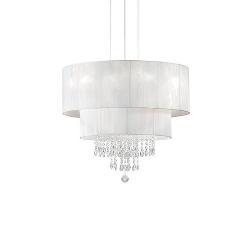 Válec - ILUX 182179 Závěsné svítidlo Ideal Lux Opera SP4 bianco 182179 bílé 50cm - IDEALLUX - foto 1