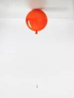 Dekorativní - BRO PC00877_019 Stropní svítidlo Memory průměr skla 30cm E27 15W ORANŽOVÁ matná - BROKIS C