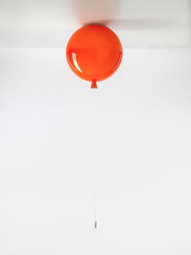 Dekorativní - BRO PC00877_019 Stropní svítidlo Memory průměr skla 30cm E27 15W ORANŽOVÁ matná - BROKIS C - foto 1