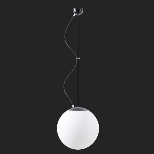 Nouzové osvětlení - OS ADR68332 ADRIA L3 závěsné skleněné svítidlo černá / bílá IP40 3000 K 27W LED nouzové kombinované 1 h (původní kód OS 68332) - OSMONT - foto 1