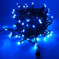 Venkovní řetězy - DLED LWS34B DECOLED LED světelný řetěz Hobby Line, 4 m, modrý, 32 diod