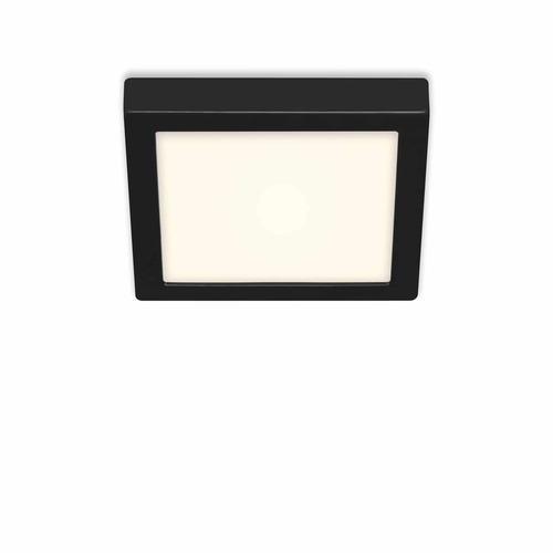 Hranatá - BRI 3466-415 LED stropní svítidlo, 22,5 cm, 16,5 W, černá - BRILONER - foto 1