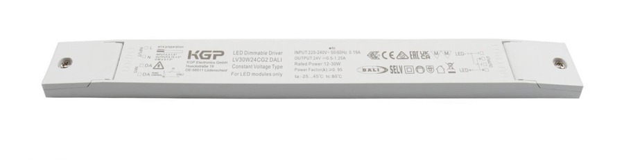 Stabilizované napětí - IMPR 872146 KGP napájení (CV, DC) stmívatelné - KGP, Long-Flat, DIM, CV, LV30W24CG2 DALI - DEKOLIGHT - foto 1