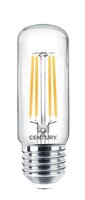E27 - CEN INTB-092727 LED FILAMENT TRUBKA ČIRÁ 9W E27 2700K 1300lm 360d  - CENTURY