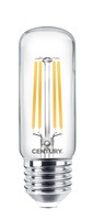 E27 - CEN INTB-092727 LED FILAMENT TRUBKA ČIRÁ 9W E27 2700K 1300lm 360d  - CENTURY