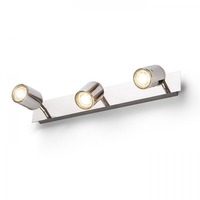 K zrcadlu - RED R13379 DUBLIN III přisazená chrom 230V GU10 9W IP44 - RED - DESIGN RENDL