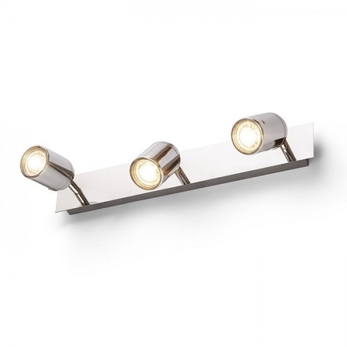 K zrcadlu - RED R13379 DUBLIN III přisazená chrom 230V GU10 9W IP44 - RED - DESIGN RENDL - foto 1