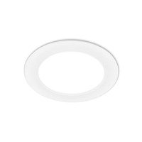 Kruhová - BRI 7994016 LED vestavné bodové svítidlo – pr. 170mm, ploché, 12W, 230V, neutrální bílá, bílé - BRILONER