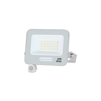 Vnější světlomety - LED SMD Floodlight IP65 Bílé tělo se senzorem