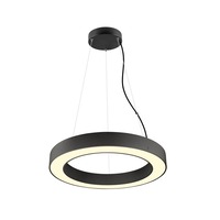 Kruhová - LA 1008591 MEDO® RING 60 závěsné svítidlo, délka závěsu 300 cm, 3000/4000K, 110°, DALI, černá barva. - BIG WHITE (SLV)