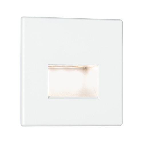 Zapuštěná - P 93093 LED vestavné svítidlo do zdi Edge Quadro hranaté 8x8cm 1,2W 230V 2700K bílá mat - PAULMANN - foto 1