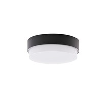 Nástěnná - OS TRI53531 TRITON 1 stropní/nástěnné průmyslové plastové svítidlo černá / bílá IP65 30W E27 HF (původní kód OS 53531) - OSMONT