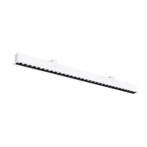 Hranatá - LA 1010523 GLENOS® PRO Stropní vestavné svítidlo, 1, 2 m, DALI, UGR19, 4000K, 75°, IP20, bílé / černé - BIG WHITE (SLV) - foto 1