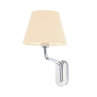 Dekorativní - FARO 24005-11 ETERNA nástěnná lampa, chrom/béžová - FARO