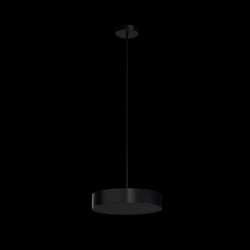 Kruhová - OS KRU60202 KRUGER P2 FC závěsné plastové svítidlo černá IP40 3000 K 34W LED - OSMONT - foto 1