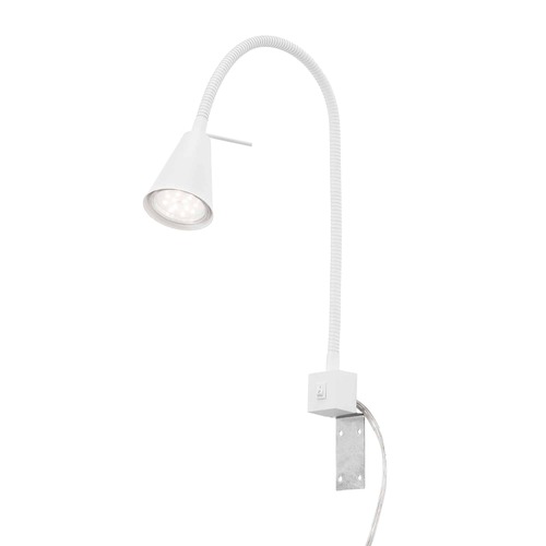 S ramenem - BRI 2080-016 Flexibilní nástěnné svítidlo 40,3 cm 1xGU10 5W 400lm bílé - BRILONER - foto 1