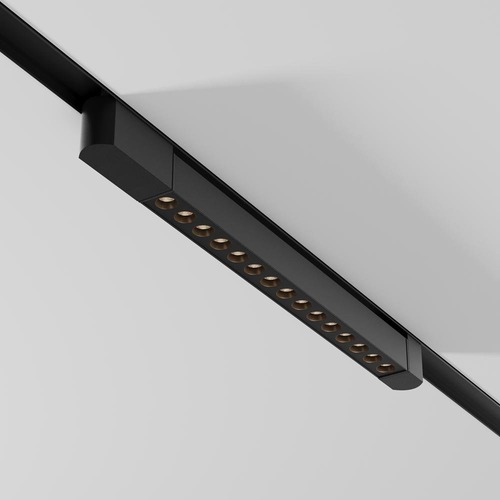 Svítidla - M TR010-1-22W3K-M-B-DE Svítidlo pro kolejnicový systém Points 3000K 22W teplá bílá 1130lm černé hliník Unity - MAYTONI - foto 1