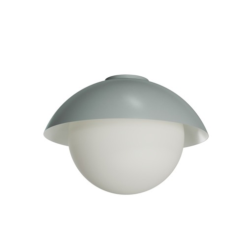 Kruhová - OS LUK60016 LUKIDA 3 stropní/nástěnné skleněné svítidlo šedá / bílá IP65 3000 K 27W LED - OSMONT - foto 1
