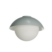 Kruhová - OS LUK60016 LUKIDA 3 stropní/nástěnné skleněné svítidlo šedá / bílá IP65 3000 K 27W LED - OSMONT