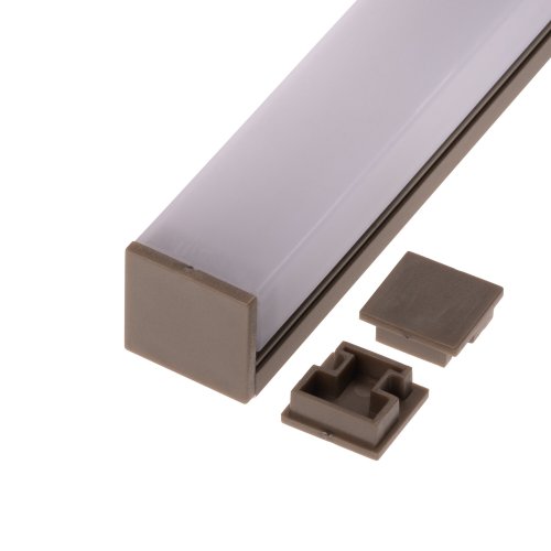 Difuzory a koncovky - Koncovka profilu N8H bronz - foto 1