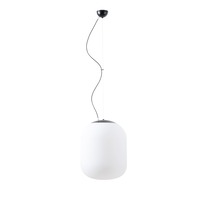 Koule - OS TAN67804 TANIA L1 závěsné skleněné svítidlo černá / bílá IP40 4000 K 27W LED - OSMONT