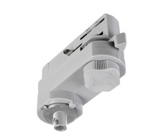 Lišty a příslušenství IVELA - IMPR 710098 Deko-Light kolejnicový systém 3-fázový 230V D Line 3-fázový adaptér pro montáž svítidel vč. montážního příslušenství 220-240V AC/50-60Hz šedá RAL 7040 84 mm