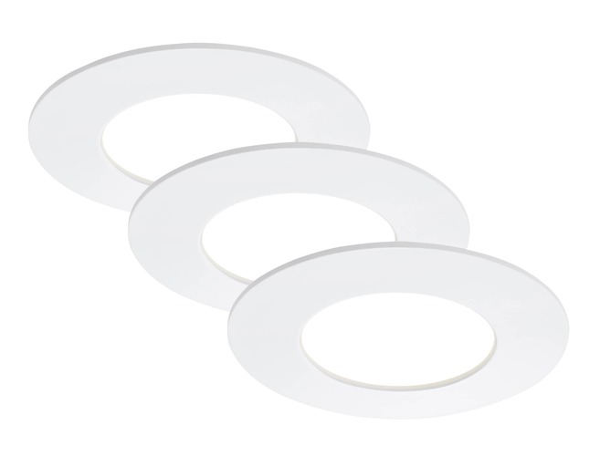 Kruhová - BRI 7103436 3ks sada LED vestavné svítidlo, pr. 8,5 cm, 5 W, bílé (starý kód: BRI 7103-436) - BRILONER - foto 1