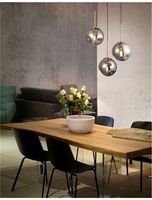 Vícečetná - NV 9426753 Závěsné svítidlo SPADA zlatý kov a chromové sklo černý PVC kabel E27 3x12W 230V IP20 bez žárovky - NOVA LUCE