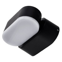 LED nástěnné svítidla - LED nástěnné svítidlo Epistar 6W Black Body Rotatable