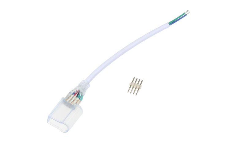 Přislušenství pro LED pásky - NEON RGB přípojka 20cm - foto 1