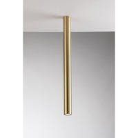 Downlight - FAN I-FLUKE-PL75 ORO Stropní svítidlo Fluke, kruhové, zlaté, 1 x GU10, 5,5 x 5,5 x 75 cm - FANEUROPE