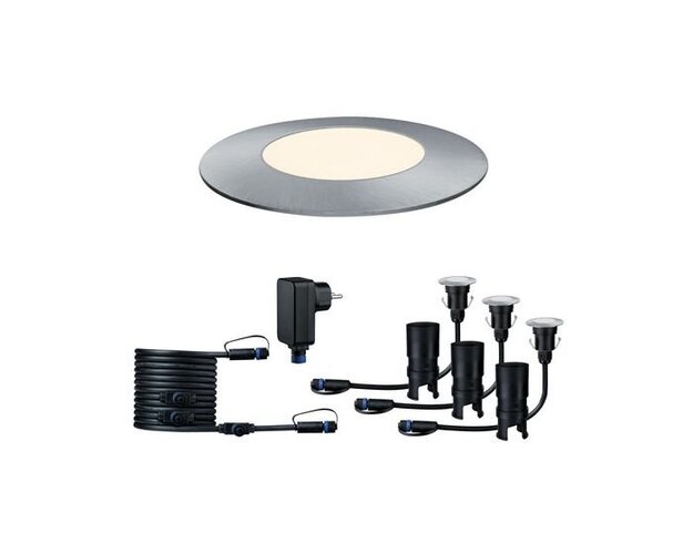 Zapuštěná - P 93697 Plug&amp;Shine základní sada Floor Mini IP65 3000K 3x2,5W - PAULMANN - foto 1