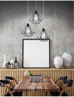 Vícečetná - NV 673603 Závěsné svítidlo PIETRA černý kov E27 3x12 W - NOVA LUCE