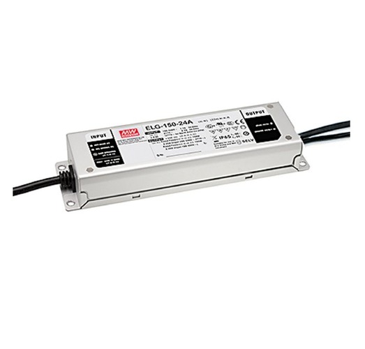 Stabilizované napětí - FAN I-DRIVER-ELG-150-24 Driver MW ELG konst.napětí IP67 DIMM výstup DC 24V 6,25A 150W vstup AC100-305V DC142-431V 21,9x6,3x3,5 cm - FANEUROPE - foto 1