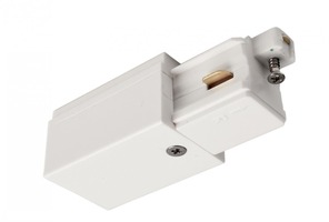 Lišty a příslušenství - IMPR 720008 Deko-Light 1-fázový kolejnicový systém, D One napájení, pravé, 220-240V bílá RAL 9016 71 mm - LIGHT IMPRESSIONS