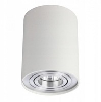 Downlight - AZZ AZ0781 Stropní bodové přisazené svítidlo Azzardo Bross 1 white/aluminium AZ0781 GU10 1x50W IP20 9,6cm bílo-hliníkové - AZZARDO