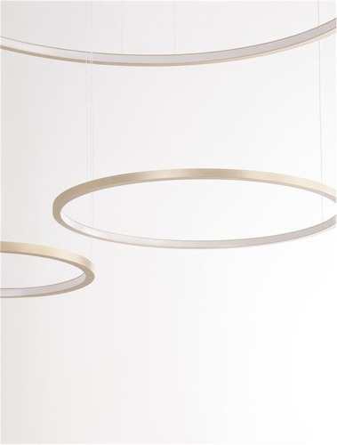 Vícečetná - NV 9210314 Závěsné svítidlo PURPLE zlatá nerez ocel a silikon LED 84W stmívatelné - NOVA LUCE - foto 1