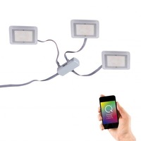 Hranatá - PN 1160-17 Q-VIDAL vestavná svítidla sada, Smart Home RGB+2700-5000K - PAUL NEUHAUS