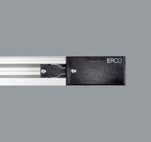 Lišty a příslušenství EUTRAC - ERCO 1079320000 Napájení pro 3-fázovou lištu pravé černé - ERCO