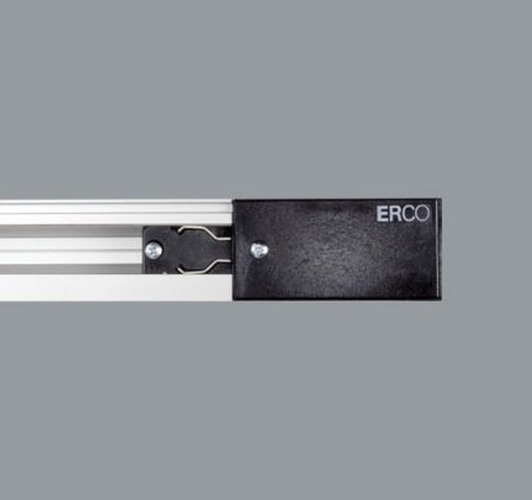 Lišty a příslušenství EUTRAC - ERCO 1079320000 Napájení pro 3-fázovou lištu pravé černé - ERCO - foto 1